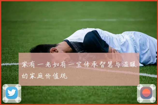 家有一老如有一宝传承智慧与温暖的家庭价值观